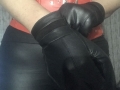 Short black  gloves