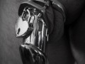 Metal chastity device